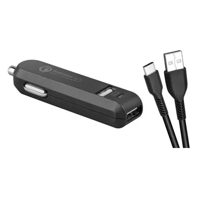 Nabíječka do auta AVACOM CarMAX 2 nabíječka do auta, USB-C, černá