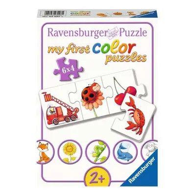 RAVENSBURGER Moje první puzzle Barvy 6x4 dílky