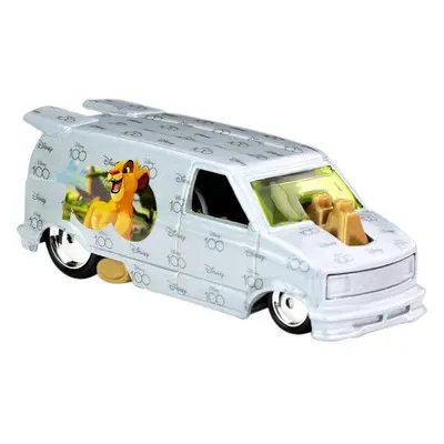 Mattel Hot Wheels Premium Disney 100 let LVÍ KRÁL 1985 CHEVY ASTRO VAN