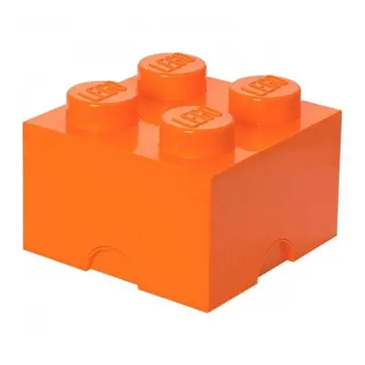 Úložný box LEGO Úložný box 4 250 x 250 x 180 mm - oranžový