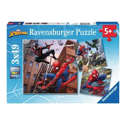 RAVENSBURGER Puzzle Spiderman 3x49 dílků