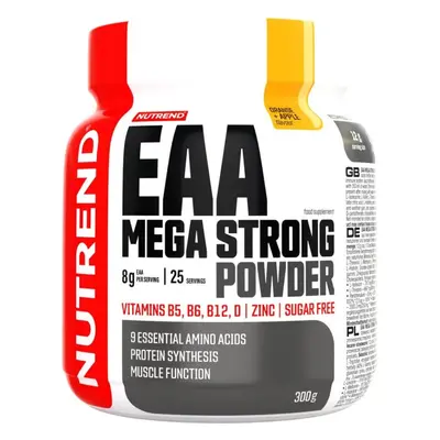 Aminokyseliny Nutrend EAA MEGA STRONG POWDER, 300 g, pomeranč a jablko