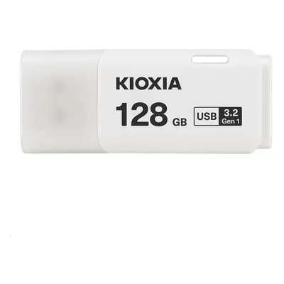 Kioxia USB flash disk, USB 3.0, 128GB, Hayabusa U301, Hayabusa U301, bílý, LU301W128GG4