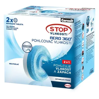 Pohlcovač vlhkosti STOP VLHKOSTI Aero 360° 2v1 2 x 450 g náhradní tablety