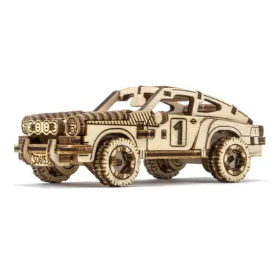 3D puzzle Wooden city 3D puzzle Superfast Rally Car č.4