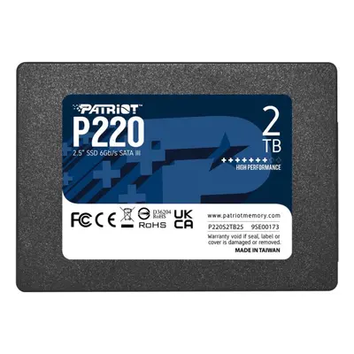 PATRIOT P220/2TB/SSD/2.5"/SATA/3R