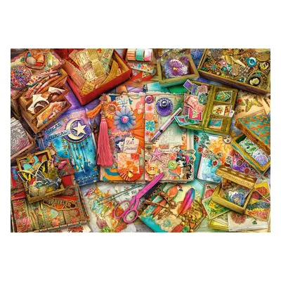 Trefl Puzzle Premium Plus Tea Time: Scrapbooking 1000 dílků