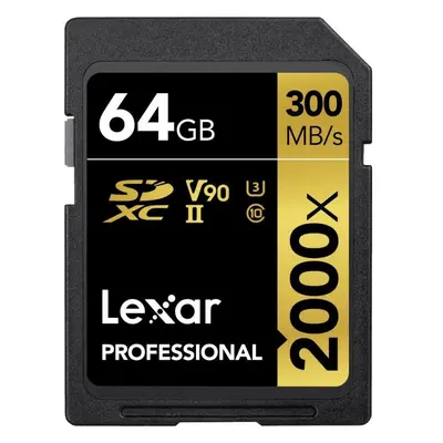 Paměťová karta Lexar SDXC Pro 2000X 64GB