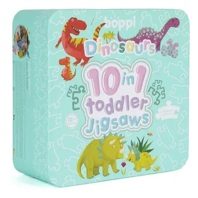 Puzzle Boppi Puzzle 10 in 1 Dinosaurus