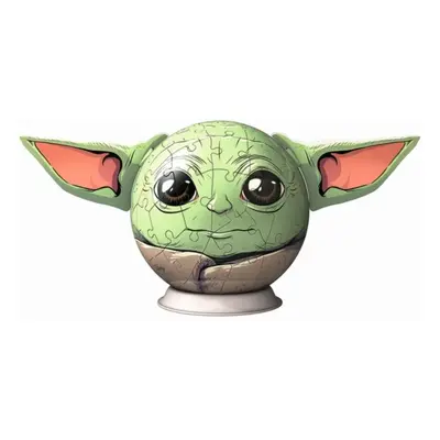 3D puzzle Puzzle-Ball Star Wars: Baby Yoda s ušima 72 dílků