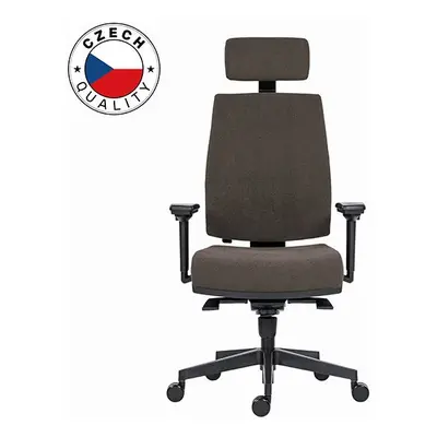 Powerton Kancelářské ergonomické křeslo Jana, Šedé