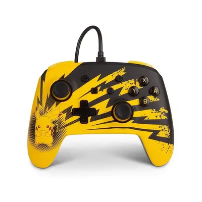 Gamepad PowerA Enhanced Wired Controller - Pokémon Pikachu Lightning - Nintendo Switch