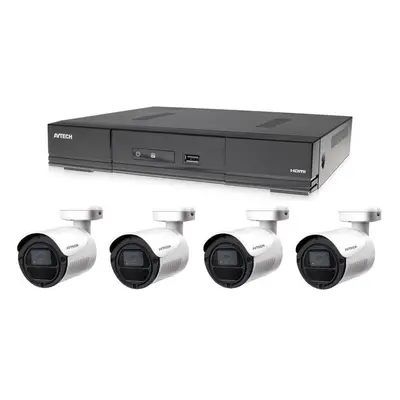 Kamerový systém AVTECH 1x DVR DGD1005AV a 4x 2MPX Bullet kamera DGC1105YFT