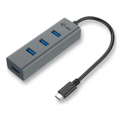 USB Hub i-tec USB-C Metal 4-portový HUB