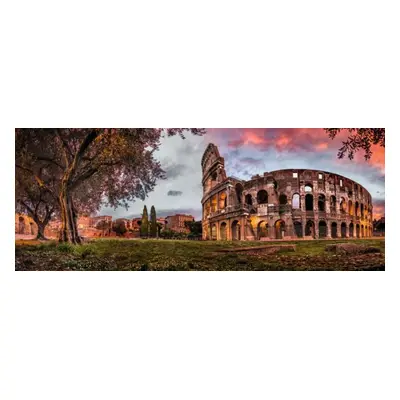 Puzzle Ravensburger 150779 Colosseum v červánkách panorama