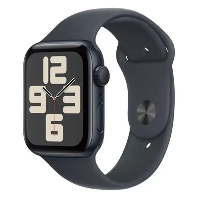 Chytré hodinky Apple Watch SE Cellular 44mm Temně inkoustový hliník s temně inkoustovým sportovn