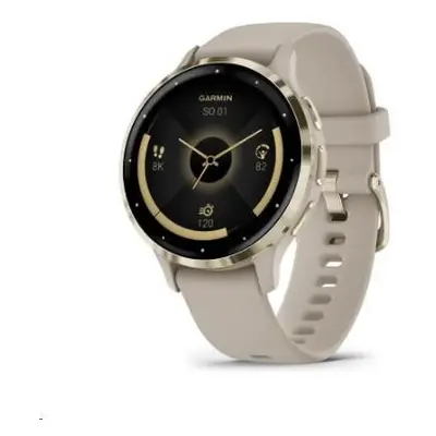 Chytré hodinky Garmin Venu 3S Cream Gold/French Gray Band