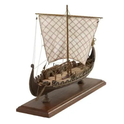 Dřevěný model Amati Oseberg vikingská loď 1:50 kit