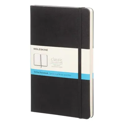 Zápisník MOLESKINE L, tvrdé desky, tečkovaný, černý