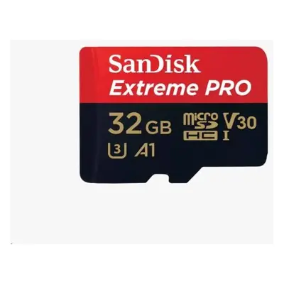 Paměťová karta SanDisk MicroSDHC 32GB Extreme Pro + SD adaptér