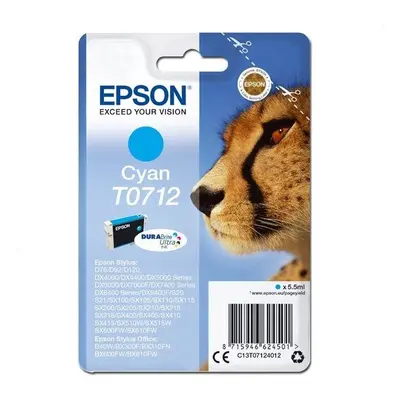 Cartridge Epson T0712 azurová