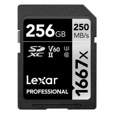 Paměťová karta Lexar SDXC Pro 1667X 256GB