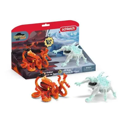 Schleich 70826 ELDRADOR® CREATURES Ledový brouk vs. Ohnivý kraken