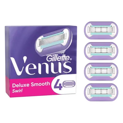 Dámské náhradní hlavice GILLETTE Venus Swirl, dámské náhradní hlavice, 4 ks