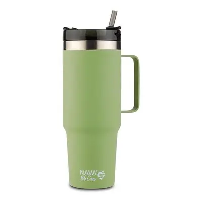 NAVA Greece Tumbler We care s rukojetí 900 ml, green