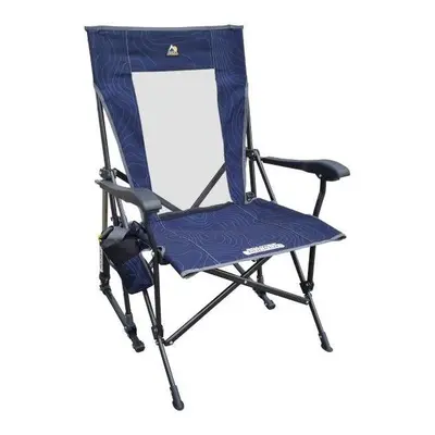 Kempingové křeslo GCI Outdoor RoadTrip Rocker™ Navy Topo