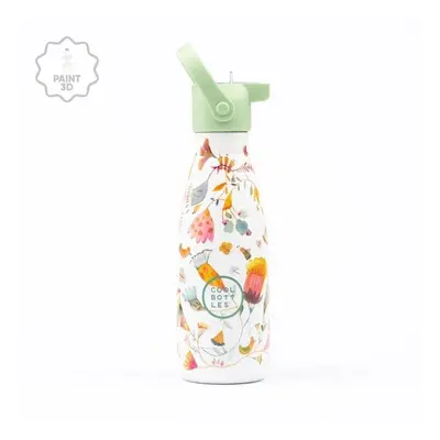 Láhev na pití Cool Bottles Kids 3D Spring Flowers, třívrstvá, 260 ml