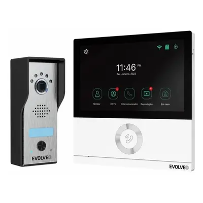 Videotelefon EVOLVEO DoorPhone AHD7, bílý monitor