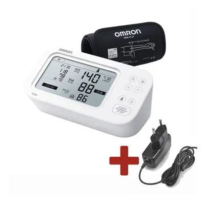 Tlakoměr OMRON M6 Comfort AFib + Zdroj, set