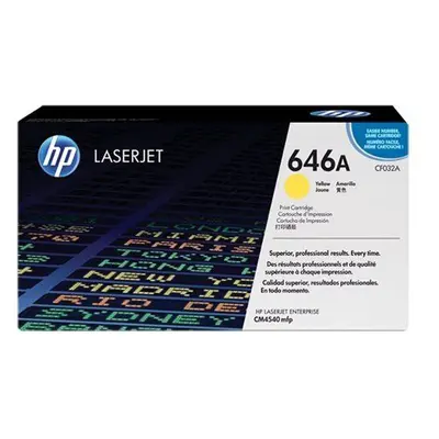 Toner HP CF032A č. 646A žlutý originální