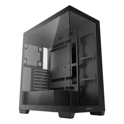 DEEPCOOL skříň CG580 / ATX / 2xUSB 3.0 / panoramatická / tvrzené sklo / černá