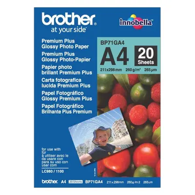 Fotopapír Brother BP71GA4 Premium Glossy