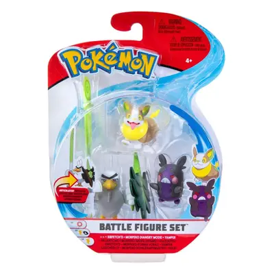 Figurky Pokémon akční Sirfetchd Morpeko a Yamper, 5 - 8 cm