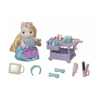 Set figurek a příslušenství Sylvanian Families Poník s vlasy v kadeřnictví