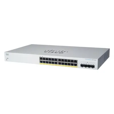 Switch CISCO CBS220 Smart 24-port GE, Full PoE, 4x10G SFP+