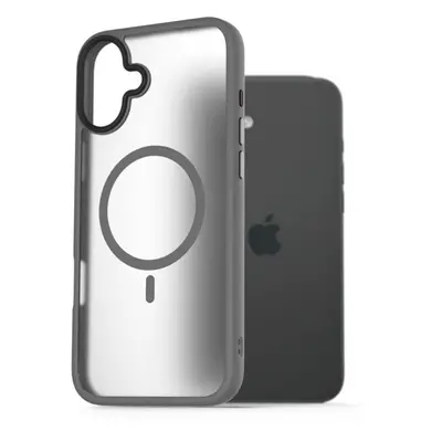 Kryt na mobil AlzaGuard Matte Case Compatible with Magsafe pro iPhone 16 Plus šedý