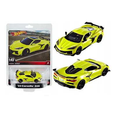 Mattel Hot Wheels Prémiové auto 1:43 '23 CORVETTE Z06, HMD48