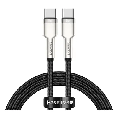 Datový kabel Baseus Cafule Series nabíjecí / datový kabel USB-C samec na USB-C samec s kovovými 