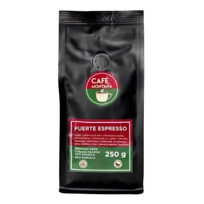 Káva Fuerte Espresso zrnková káva 250 g