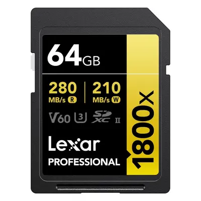 Paměťová karta Lexar SDXC Pro 1800x 64GB