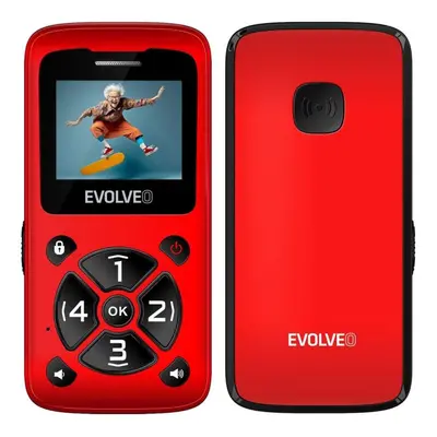 EVOLVEO EasyPhone ID červená EP-400-IDR