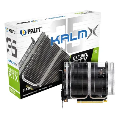 Grafická karta PALIT GeForce RTX 3050 KalmX 6GB GDDR6