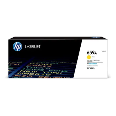 HP originální toner W2012A, yellow, 13000str., HP 659A, HP Color LaserJet Enterprise M856dn,M856