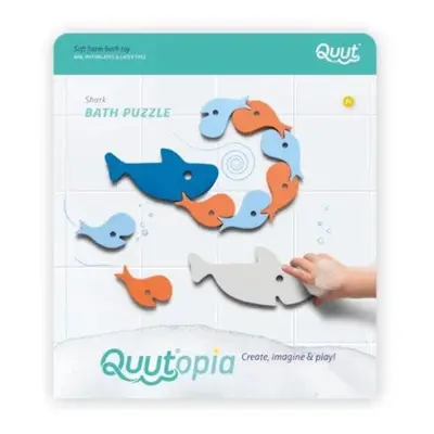 Vodolepky QUUTopia Žralok- Puzzle do vody 2D