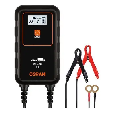 Nabíječka autobaterií OSRAM Chytrá 8A nabíječka baterií 12V, 24V