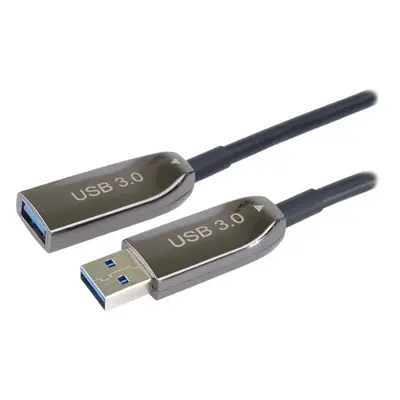 Datový kabel PremiumCord USB 3.0 prodlužovací optický AOC kabel A/Male - A/Female 7m